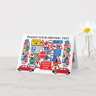 Passed your Driving Test ~ Congratulations! Card