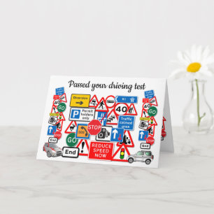 Passed your Driving Test ~ Congratulations! Card