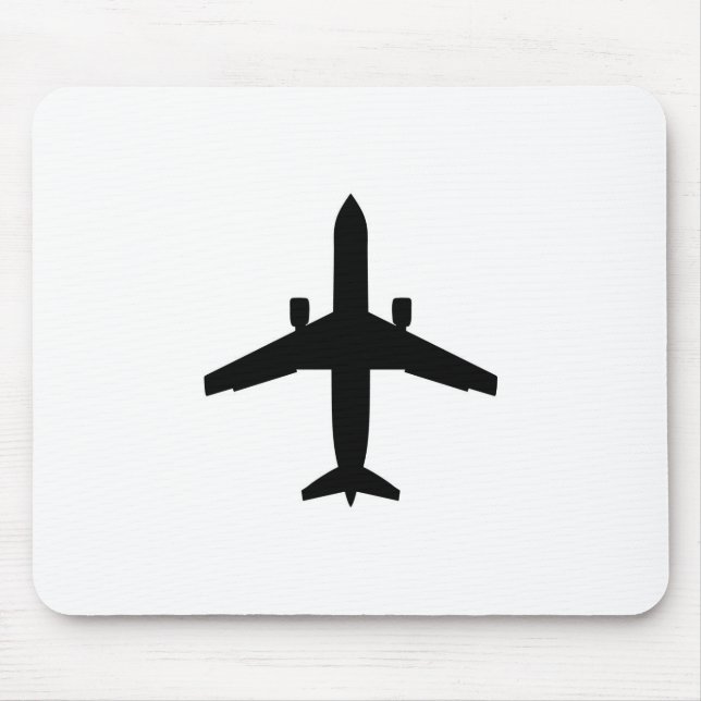 passenger Aeroplane Mouse Pad (Front)