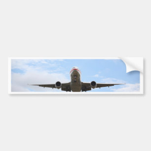 Passenger Plane Bumper Sticker