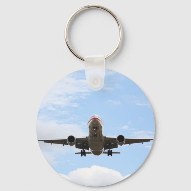 Passenger Plane Key Ring (Front)