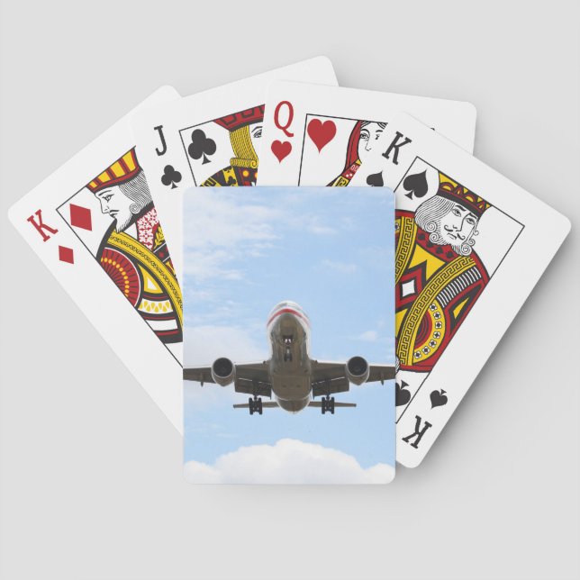 Passenger Plane Playing Cards (Back)