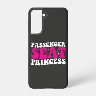 Passenger Seat Princess Girl Car Groovy Retro Samsung Galaxy Case