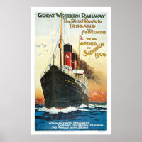 Passenger Ship England Vintage Travel