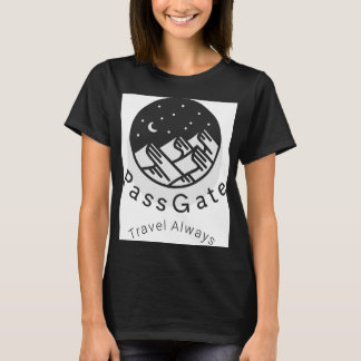 PassGate Travel Always Women's Black T Shirt