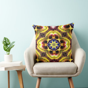 Passiflora Caerulea Pattern Cushion