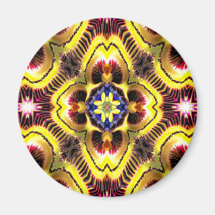 Passiflora Caerulea Pattern Magnet