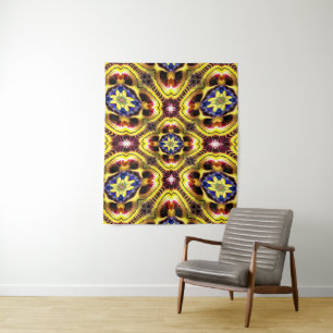 Passiflora Caerulea Pattern Tapestry