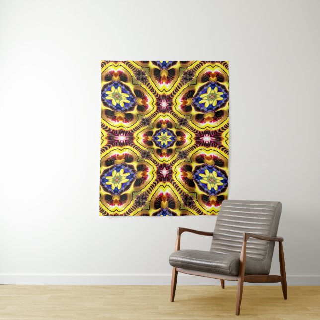 Passiflora Caerulea Pattern Tapestry (In Situ)
