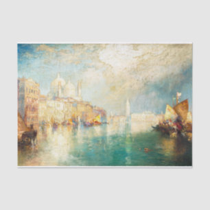 Passing Shower, Venice, 1902 by Thomas Moran Tissue Paper