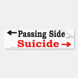 passing side bumper sticker
