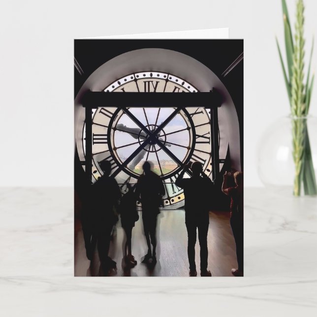 Passing the time at the Musée d'Orsay Card (Front)