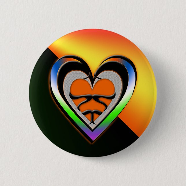 Passion 6 Cm Round Badge (Front)