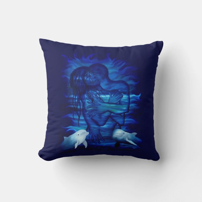 Passion act - pair with Dolphin pair Cushion (Front)
