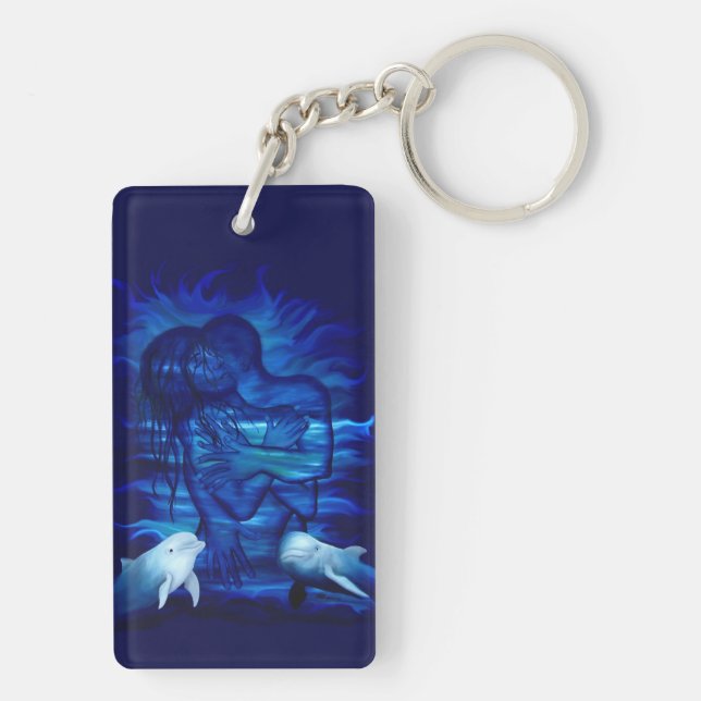 Passion act - pair with Dolphin pair Key Ring (Back)