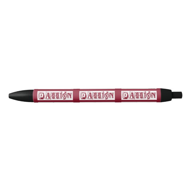 Passion Designer Black Ink Pen (Front)