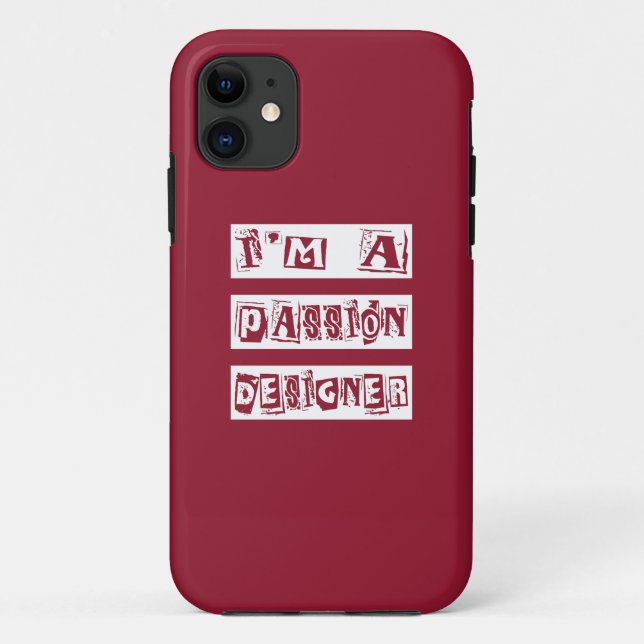 Passion Designer Case-Mate iPhone Case (Back)