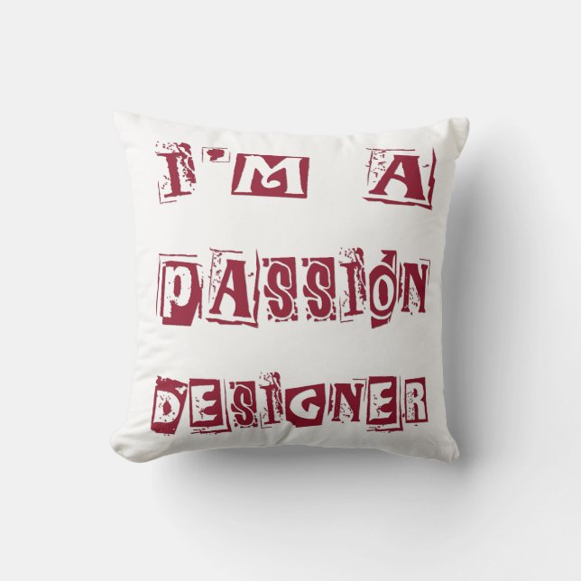 Passion Designer Cushion (Front)