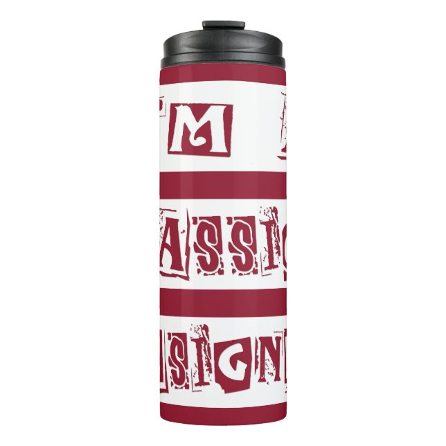 Passion Designer Thermal Tumbler (Front)