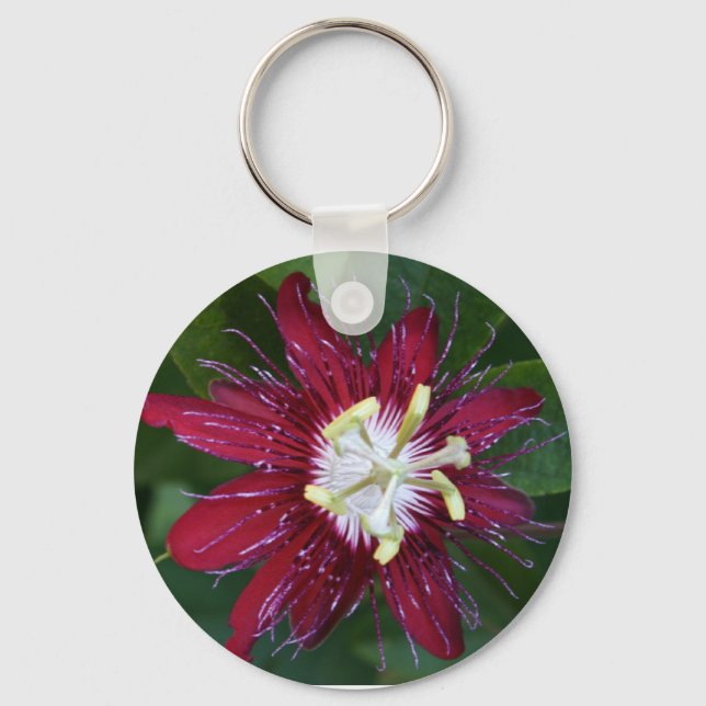Passion Flower Key Ring (Front)