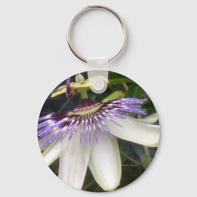 Passion Flower Key Ring (Front)