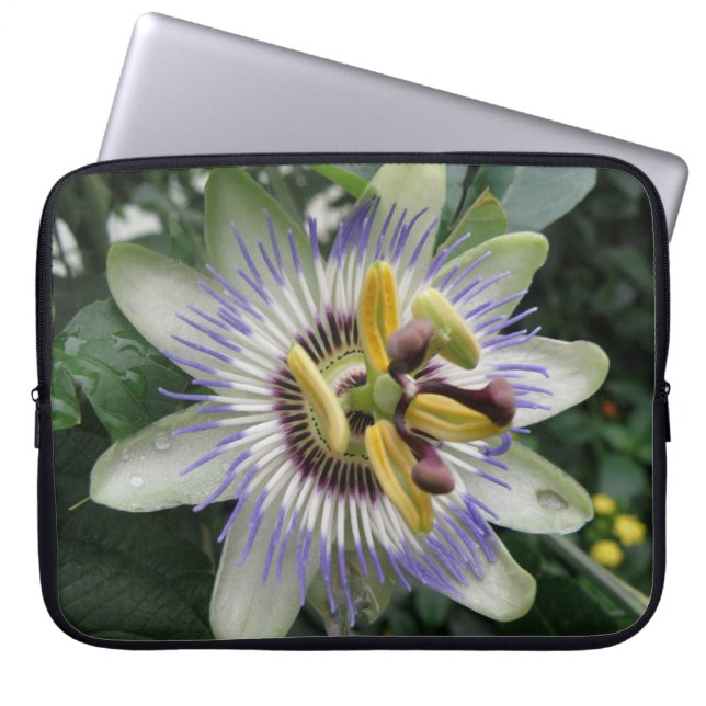 Passion Flower Laptop Bag (Front)