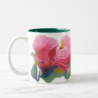 Passion Flower, No. 2 Two-Tone Coffee Mug