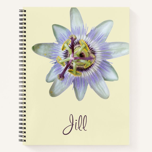 Passion Flower Notebook (Front)
