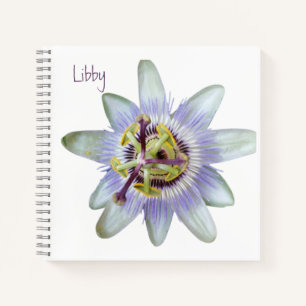 Passion Flower Spiral Notebook