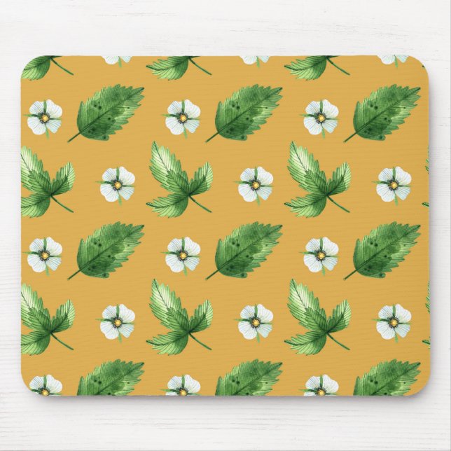 Passion Flower Vine Mouse Pad (Front)