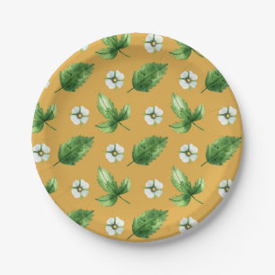 Passion Flower Vine Paper Plate