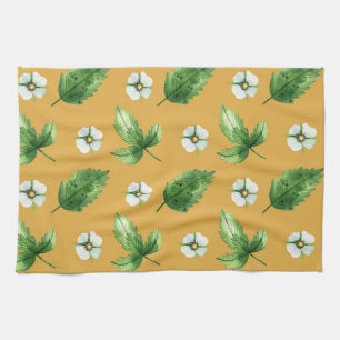 Passion Flower Vine Tea Towel
