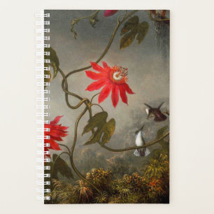 Passion Flowers with Hummingbirds Heade Planner