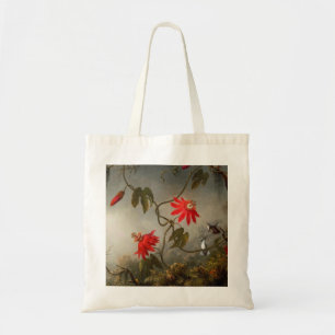Passion Flowers with Hummingbirds Heade Tote Bag