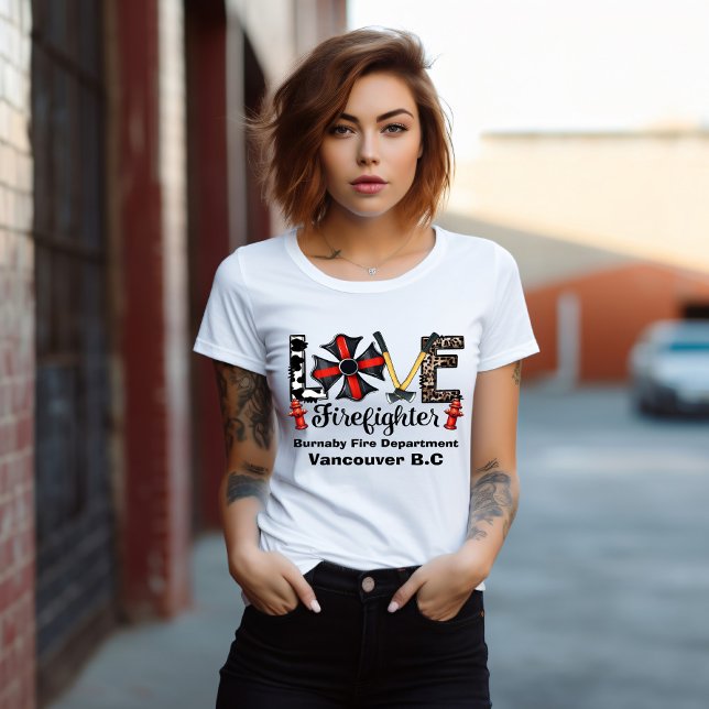 Passion for firefighting with brave hearts T-Shirt (Creator Uploaded)