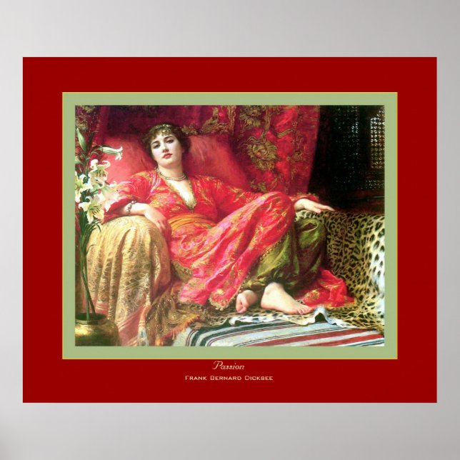 Passion~ Frank Bernard Dicksee Poster (Front)