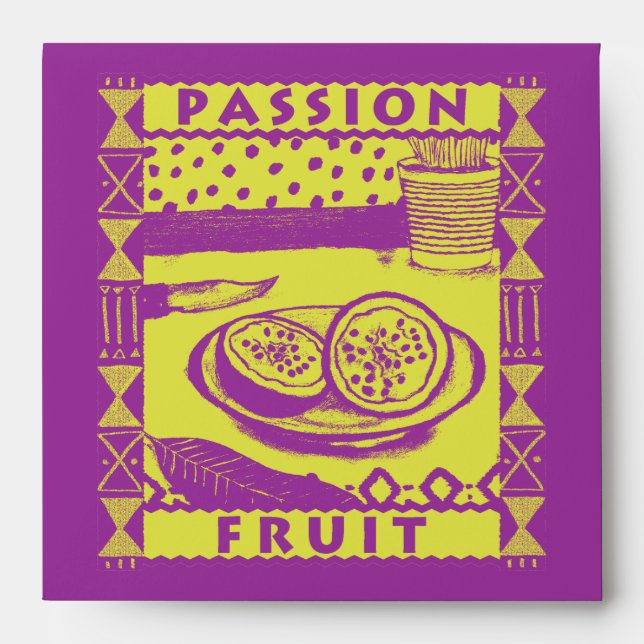 Passion Fruit Envelope (Front)