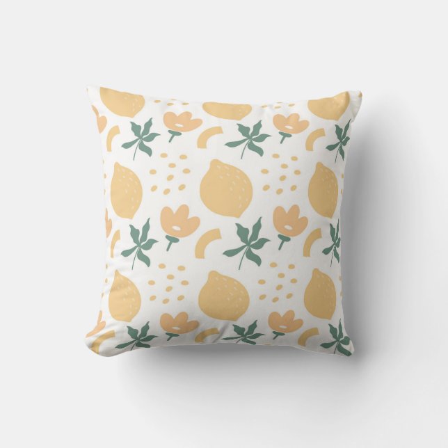 Passion Fruit Flower Cushion (Front)