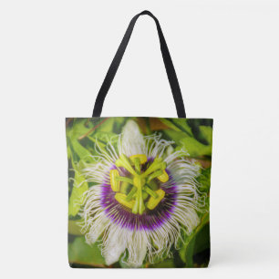 Passion Fruit Flower, Kauai Hawaiian Beach Bag