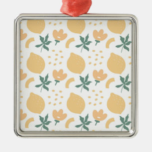 Passion Fruit Flower Metal Ornament