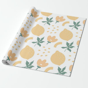 Passion Fruit Flower Wrapping Paper