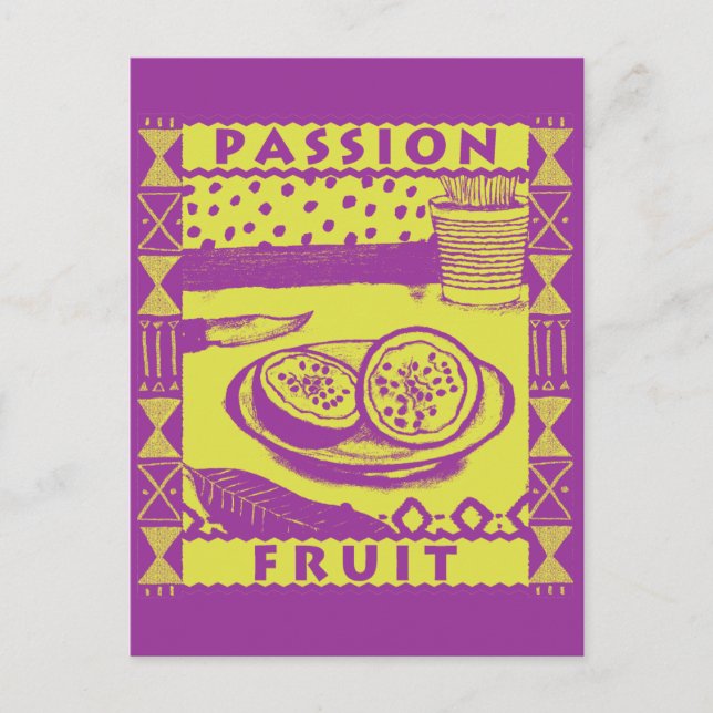 Passion Fruit Postcard (Front)