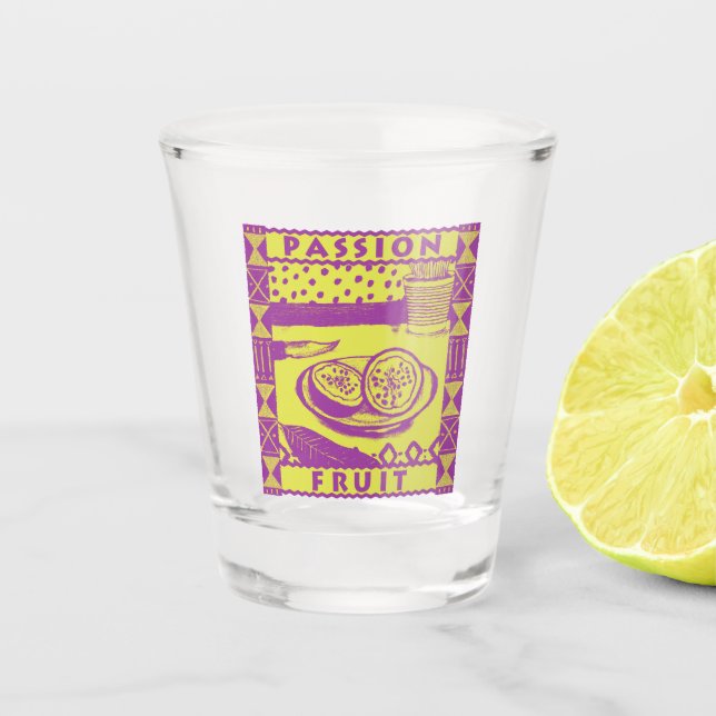 Passion Fruit Shot Glass (Front)
