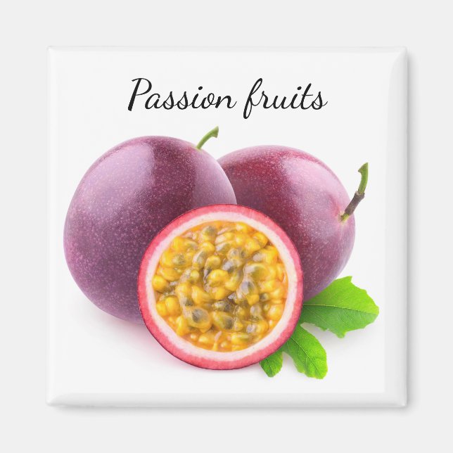 Passion fruits magnet (Front)