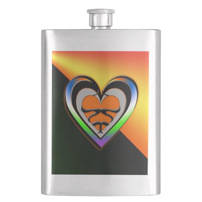 Passion Hip Flask (Front)