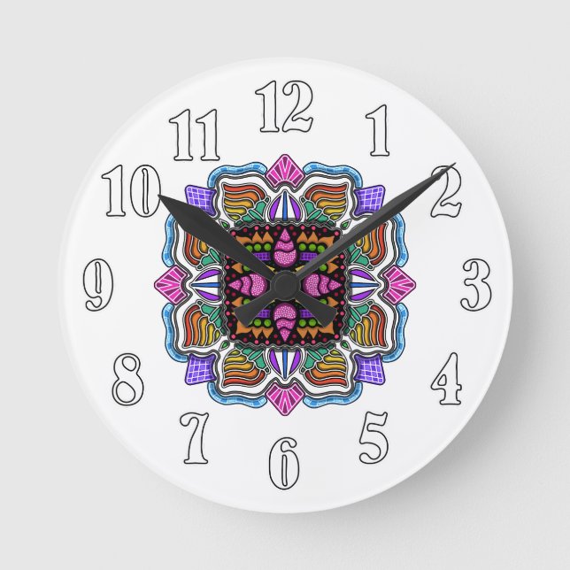 Passion Ignited Round Clock (Front)