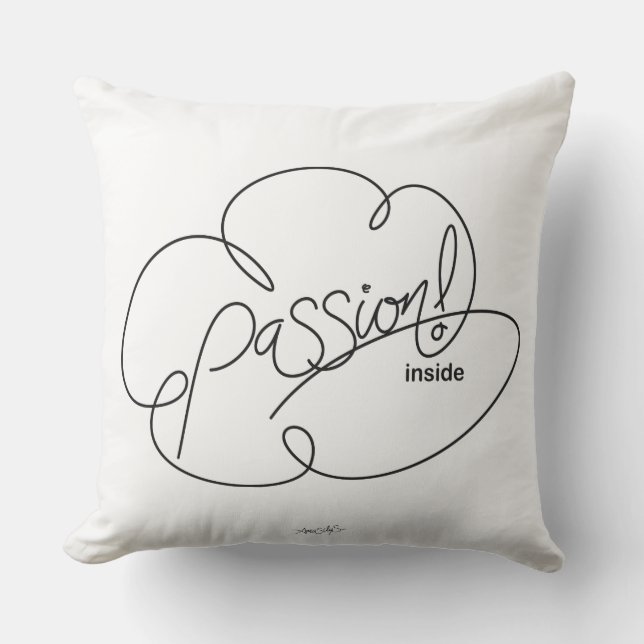 PASSION inside - Bold CloudS Outdoor Cushion (Front)