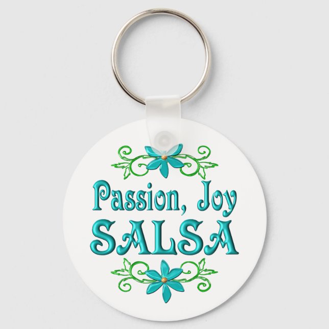 Passion Joy Salsa Key Ring (Front)