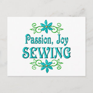 Passion Joy Sewing Postcard