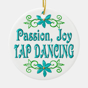 Passion Joy Tap Dancing Ceramic Tree Decoration